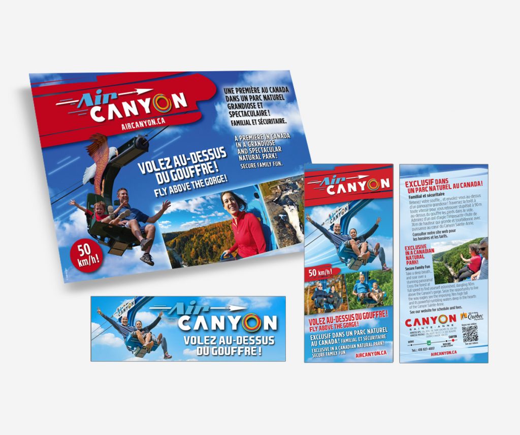 Canyon Sainte-Anne - Publicités Air Canyon